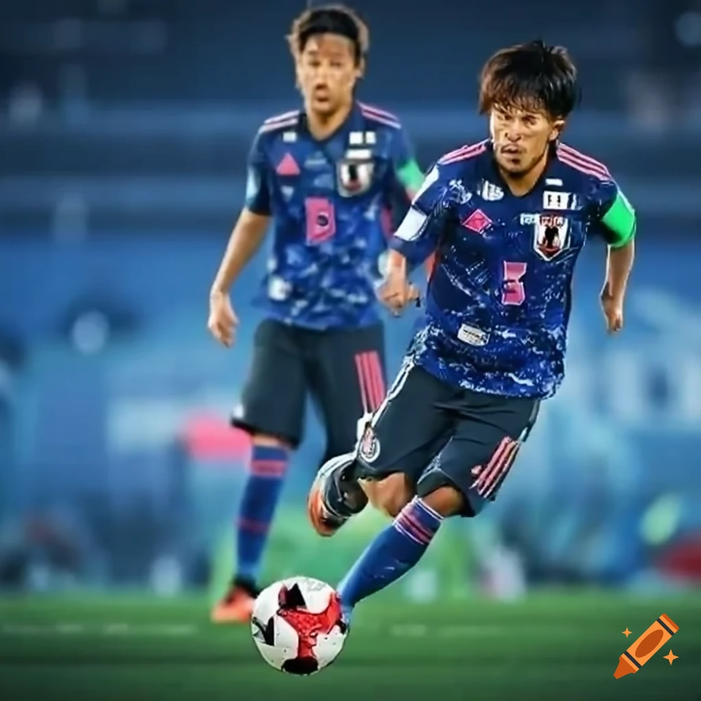 Exciting soccer match in japan on Craiyon