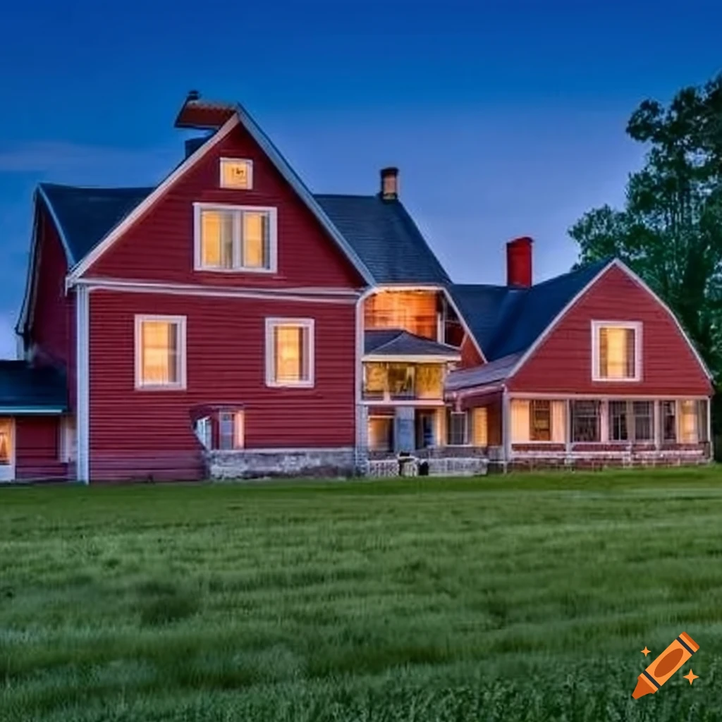 image of an Illinois farmhouse