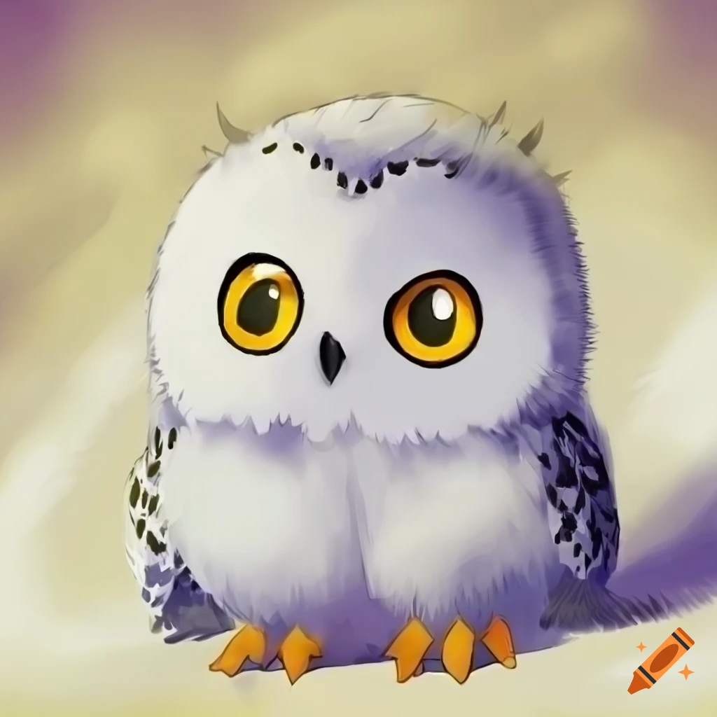 Snowy owl pokémon on Craiyon