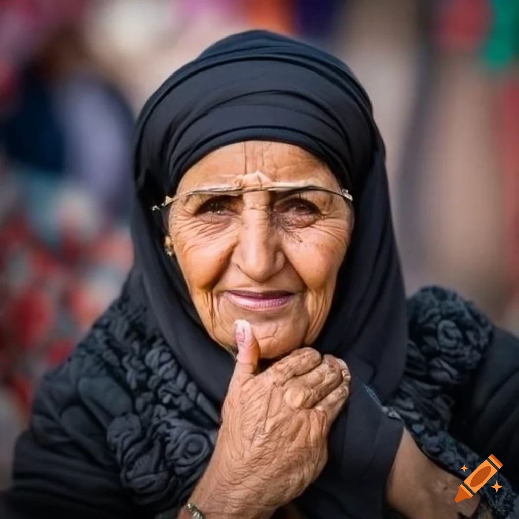 Portrait of a moroccan woman with traditional values on Craiyon