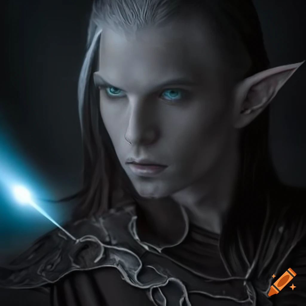 dark fantasy male elf