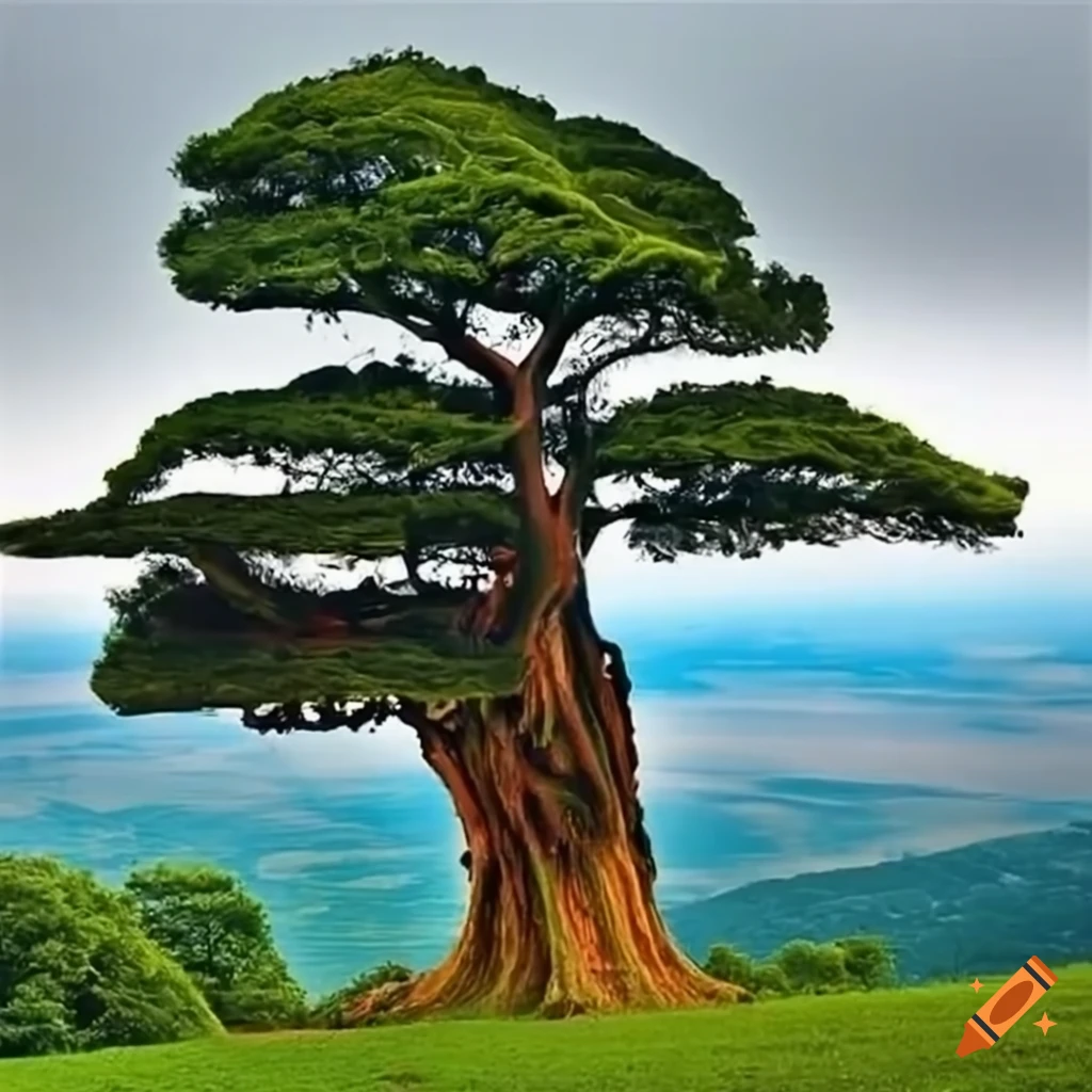 imagen de un árbol gigante y hermoso