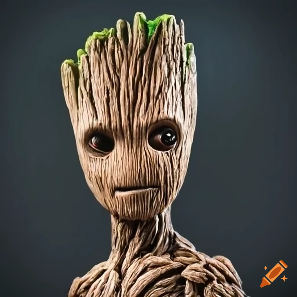 Image of groot from marvel on Craiyon