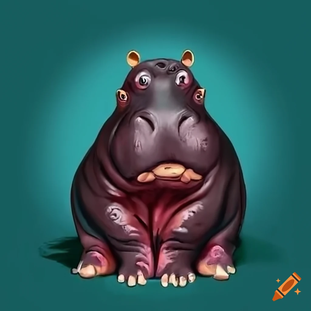 Hippo on Craiyon