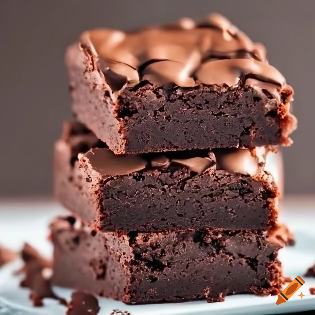 Gluten-free chocolate brownies on Craiyon