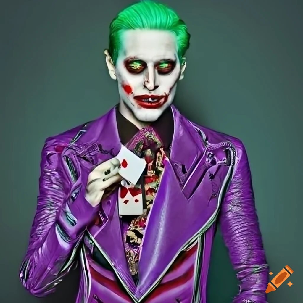 Photorealistic Portrait Of Jared Leto As Joker