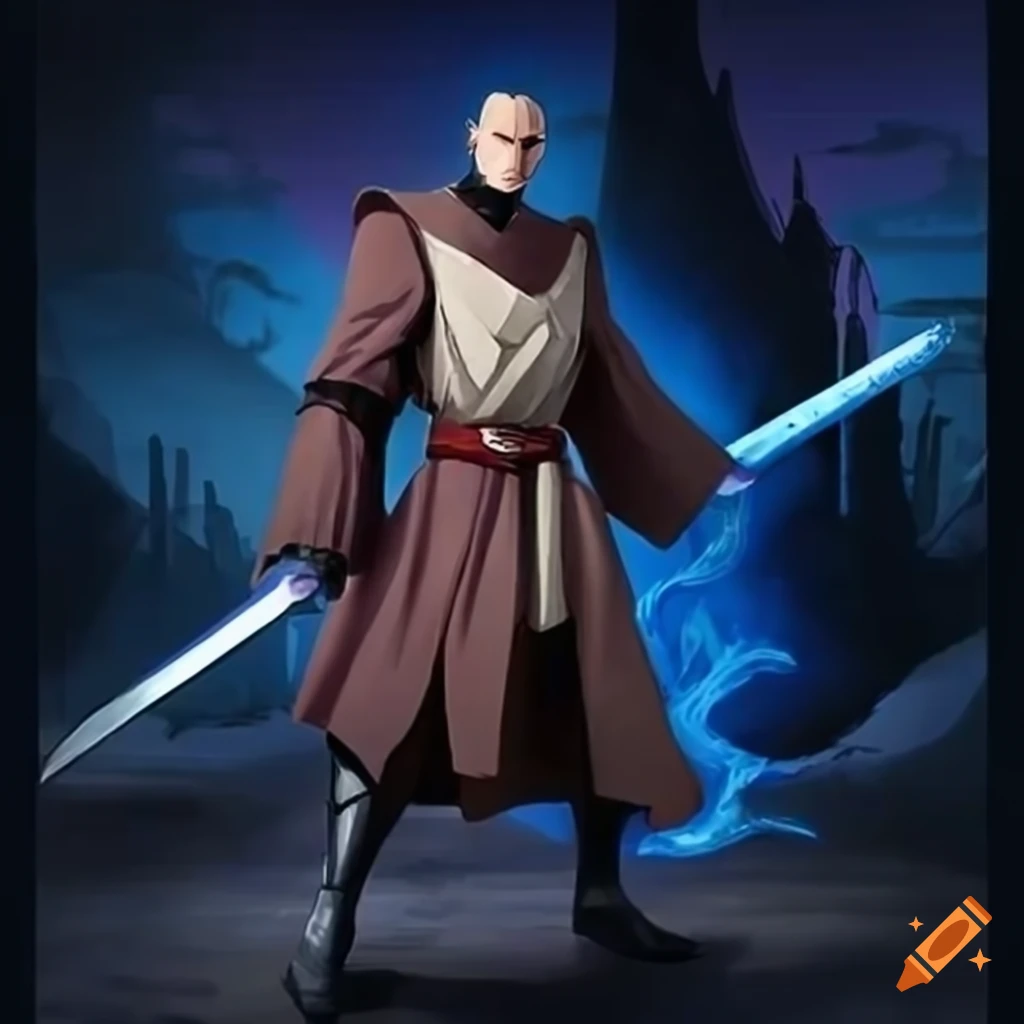 Toji fushiguro as a fusion of qui gon jinn and an imperial guard