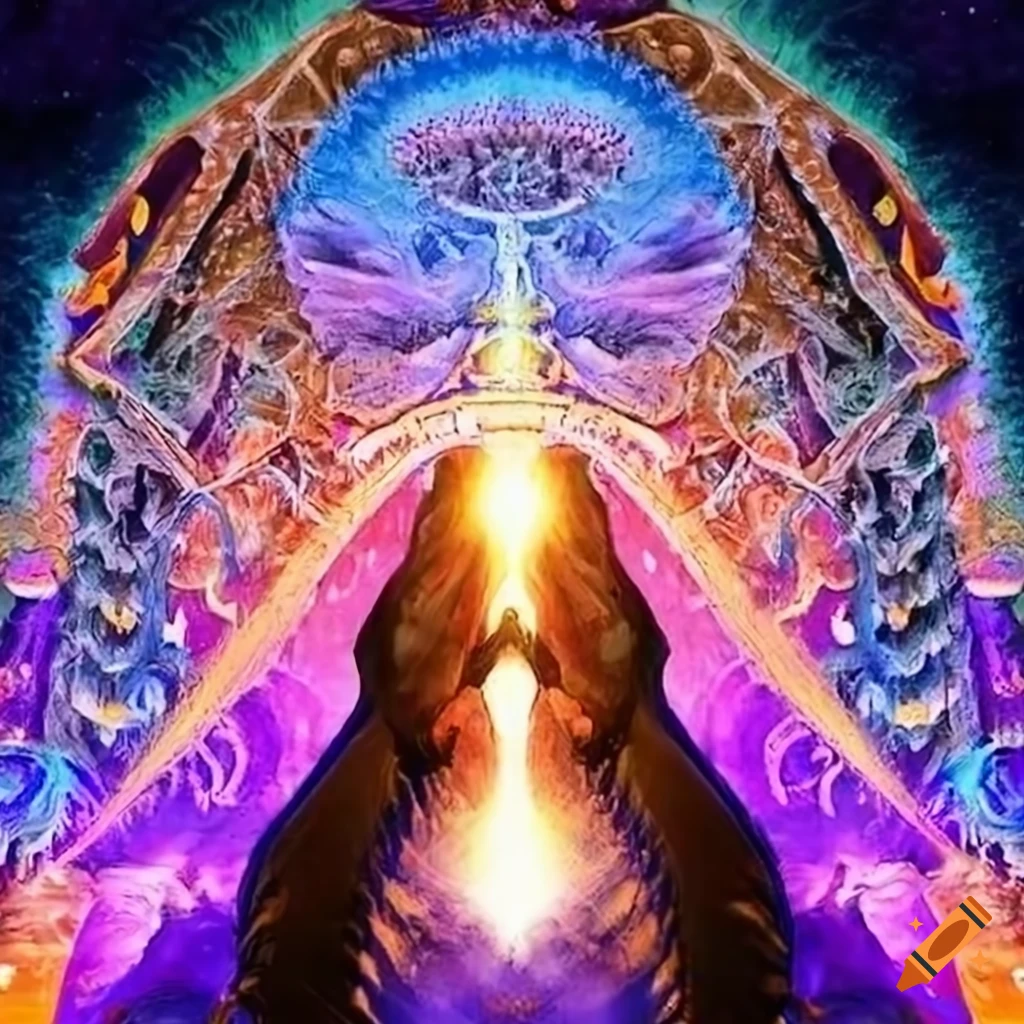 Cosmic concept art of an architect with godlike powers on Craiyon