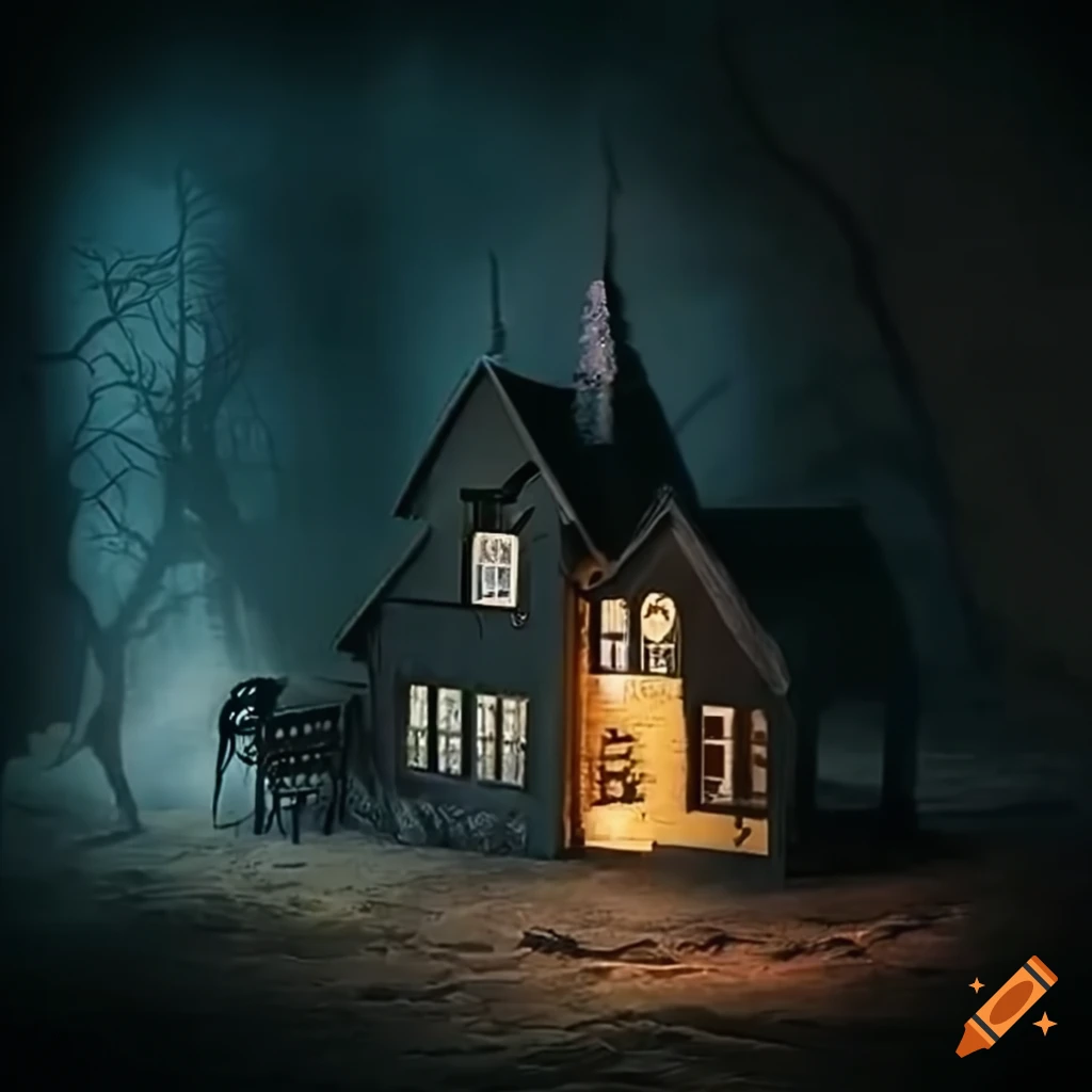 realistic haunted doll house