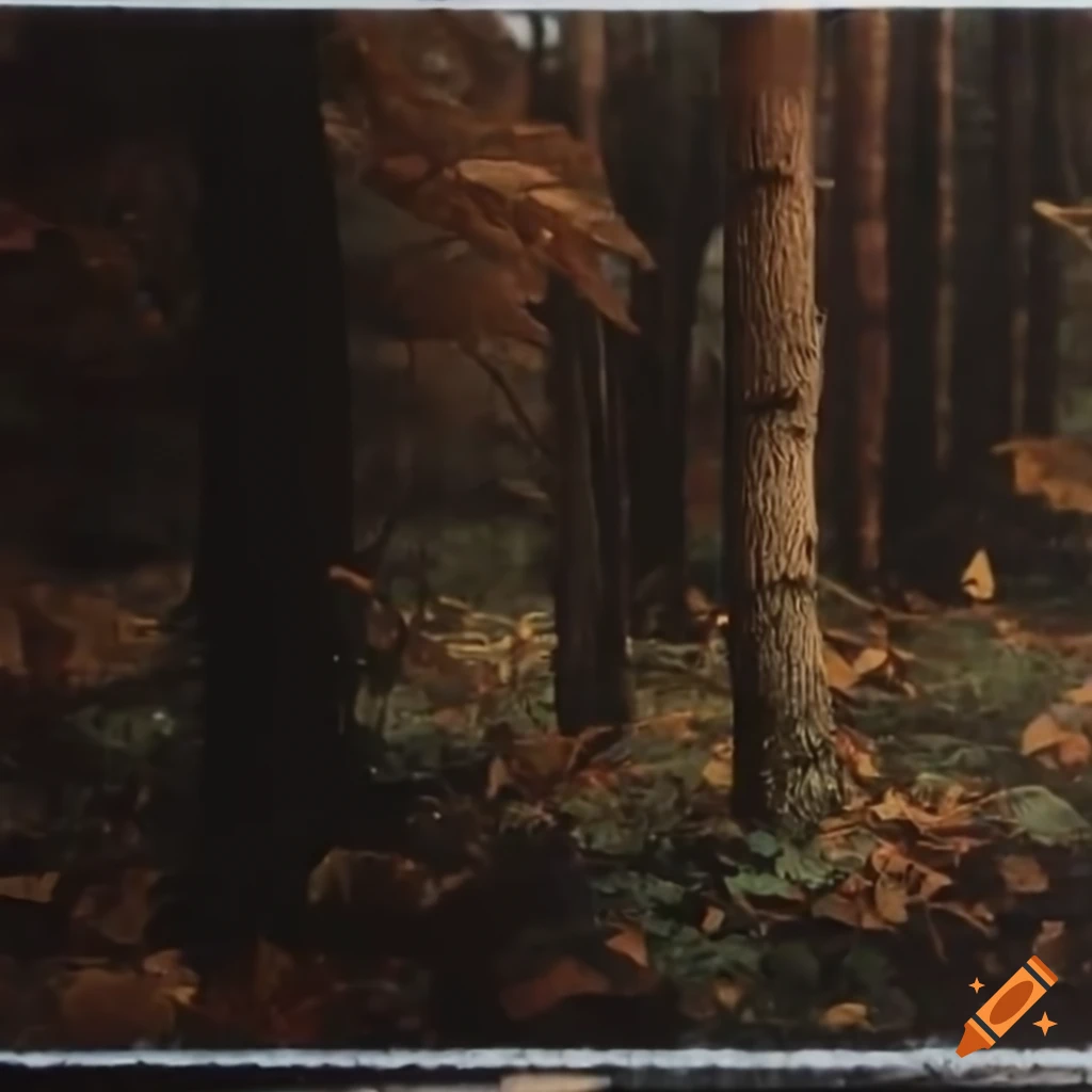 Vintage 1970s polaroid with a dark and grainy aesthetic on Craiyon