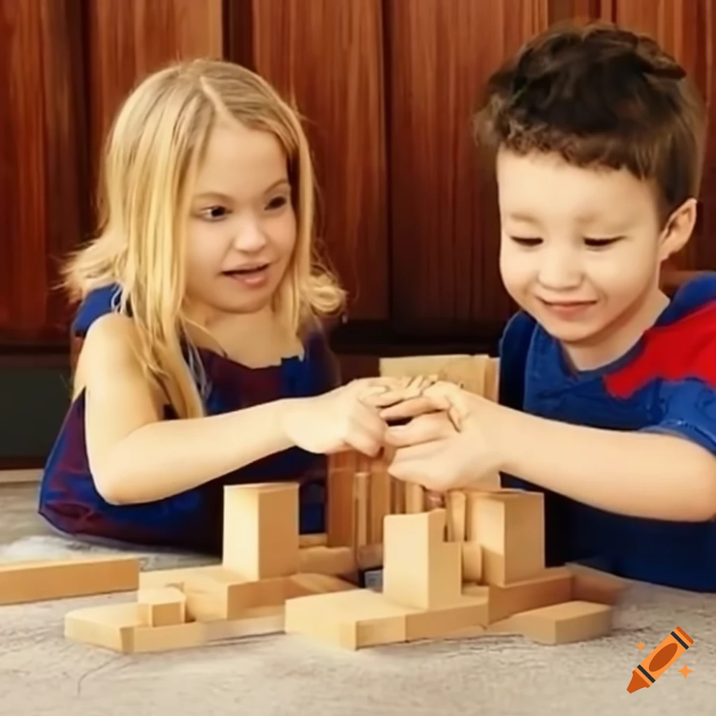 Screenshot of a blockbuilding adventure game on Craiyon