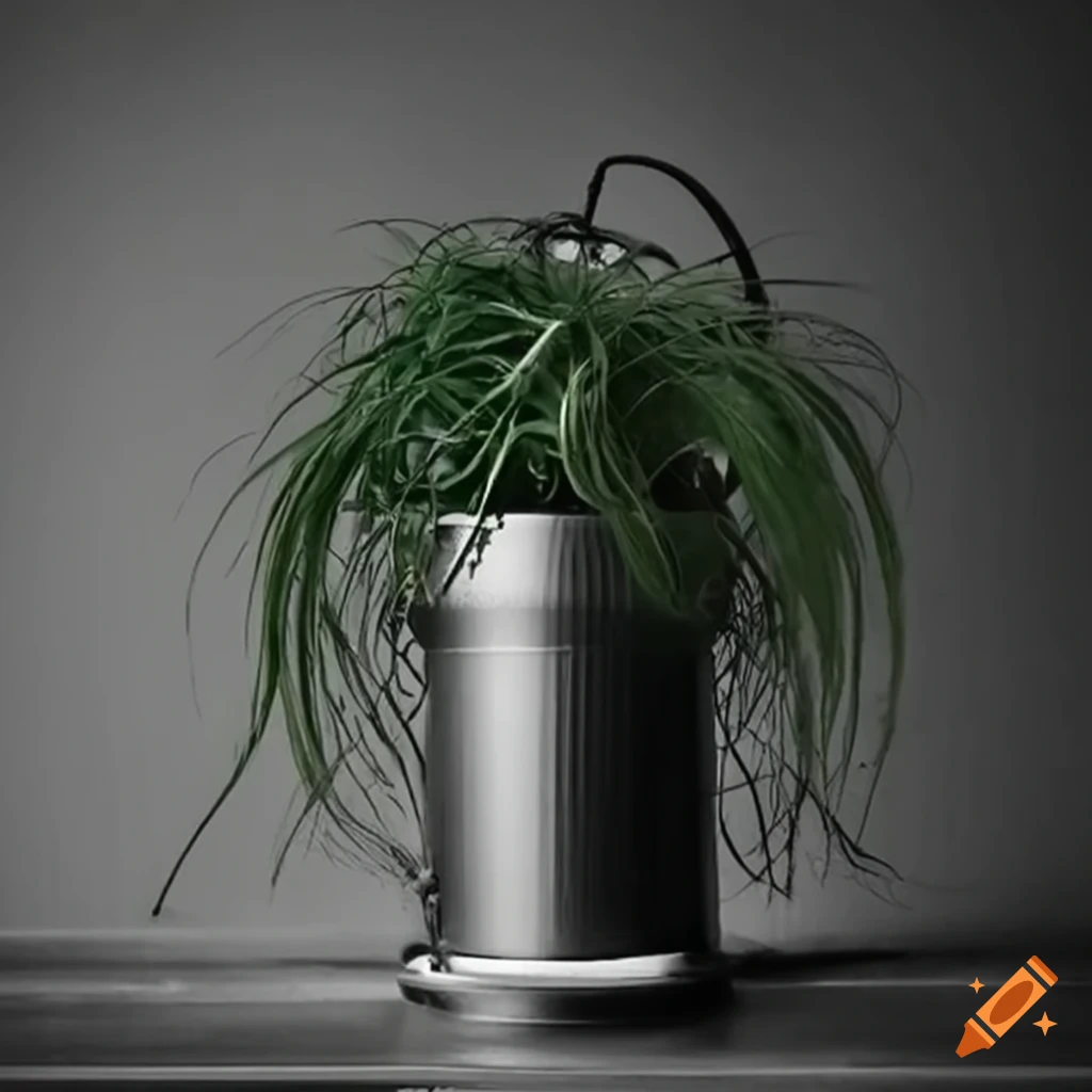 Smart selfwatering pot with camera for plant monitoring
