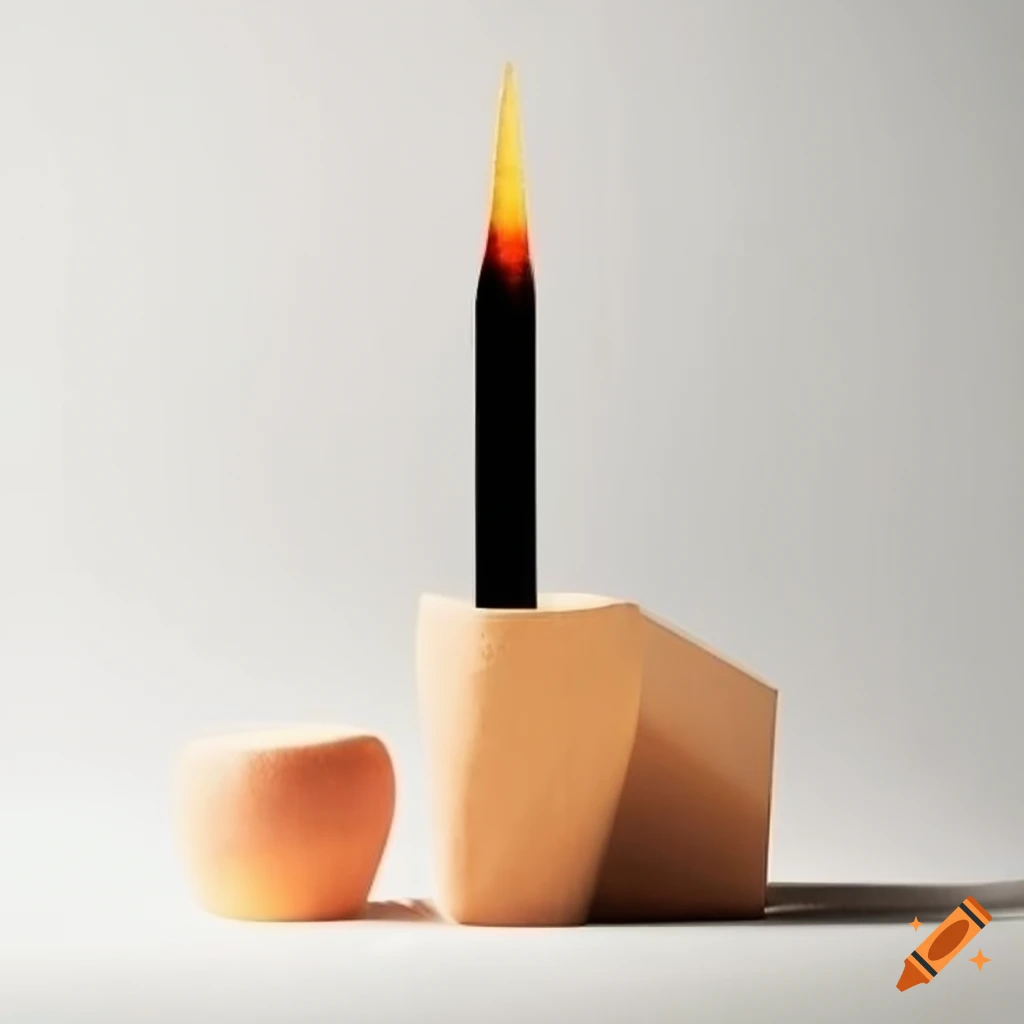 matte glass minimalist candle