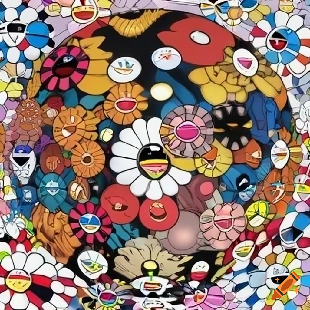 Takashi murakami's pryde of the x-men artwork on Craiyon