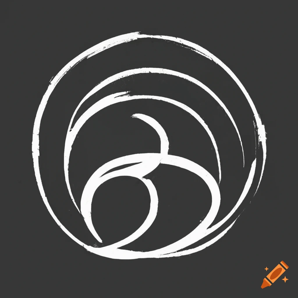 Mj monogram logo in a circle on craiyon