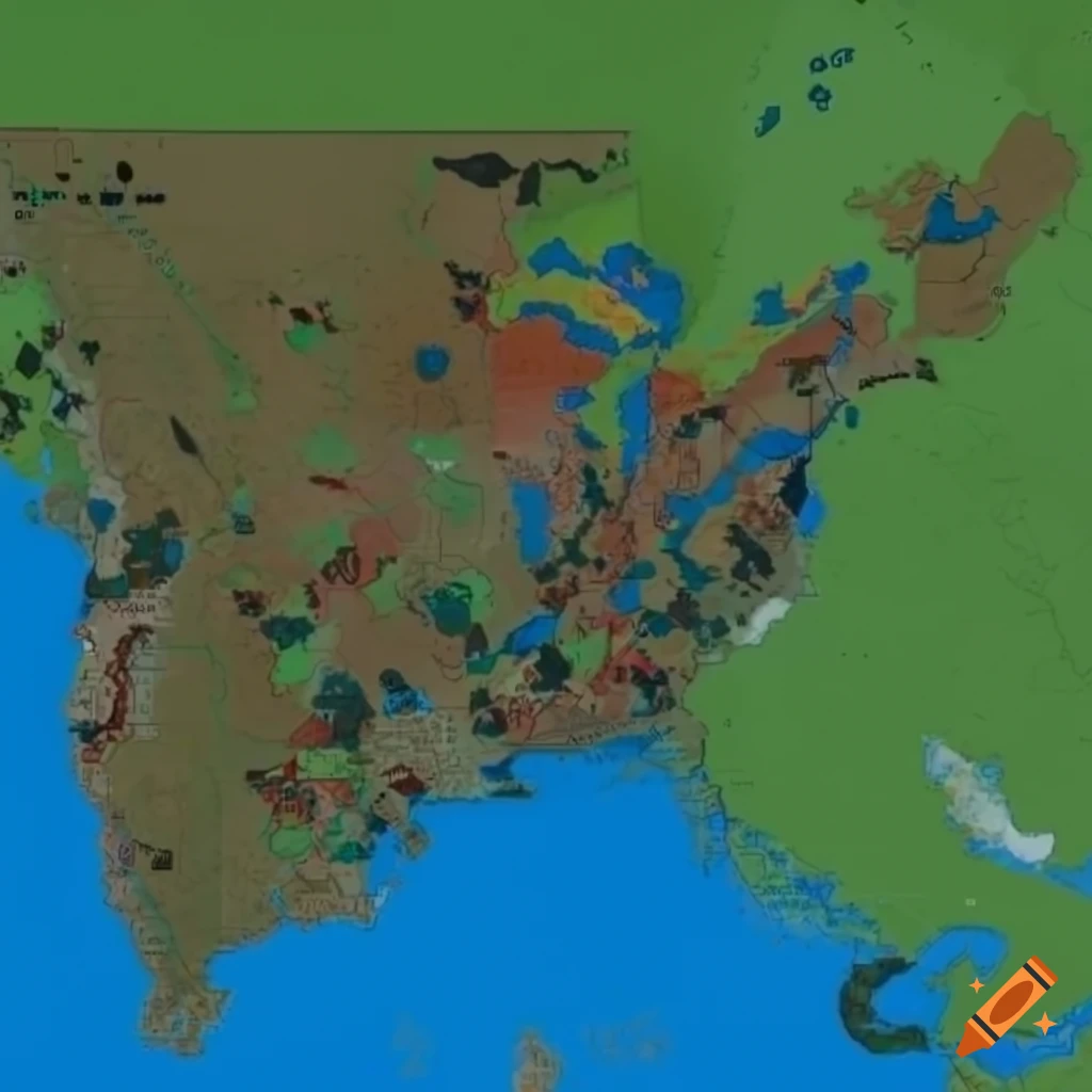 Custom map creation and usage on Craiyon