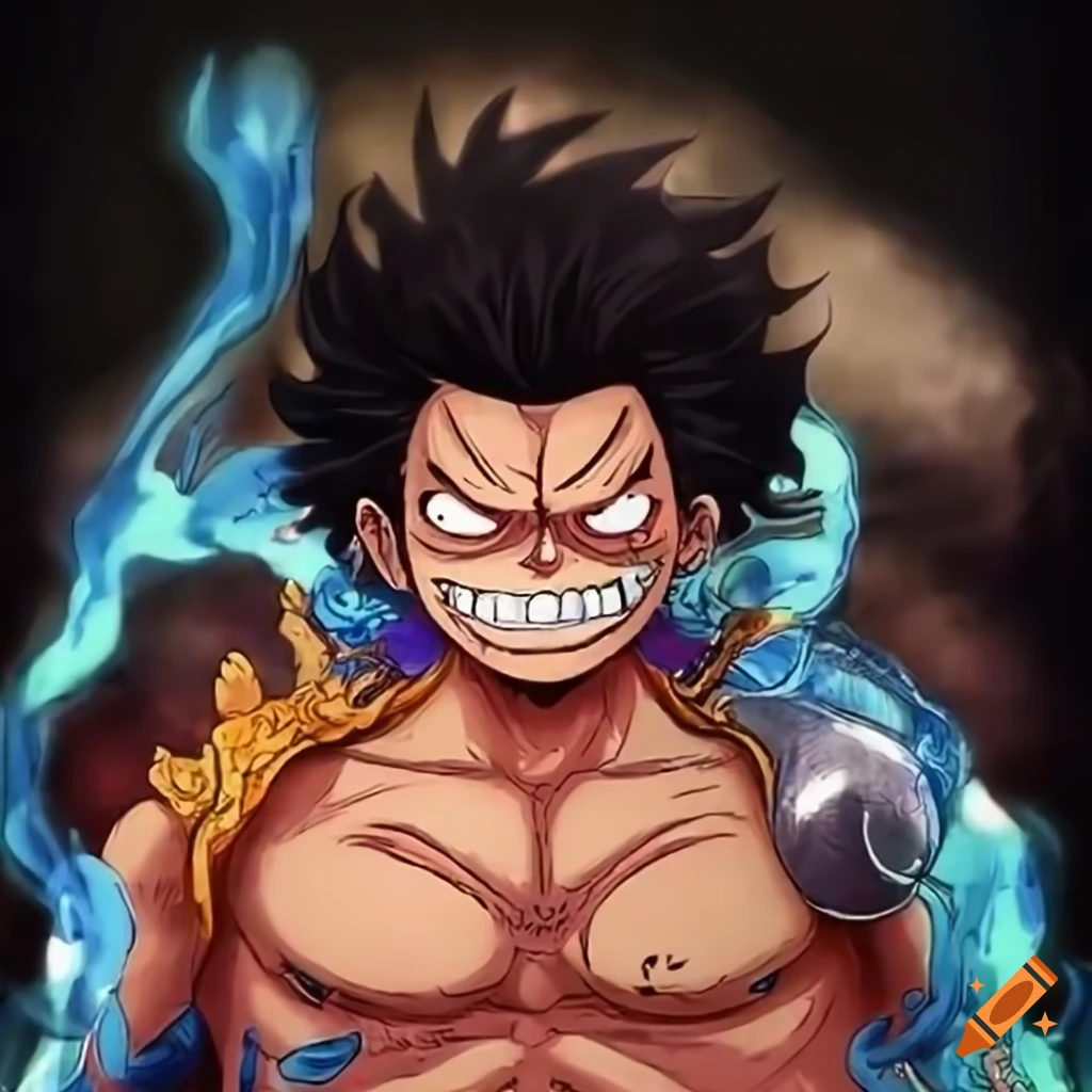 Luffy gear 5 looking at the stars at night high definition extreme high  quality