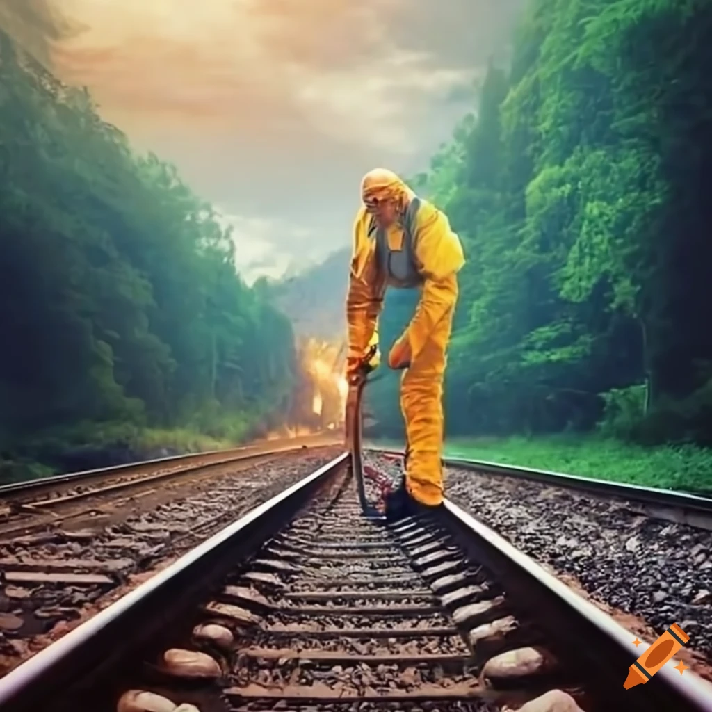 railway track measurement by hand