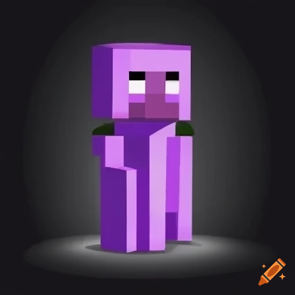 purple minecraft V