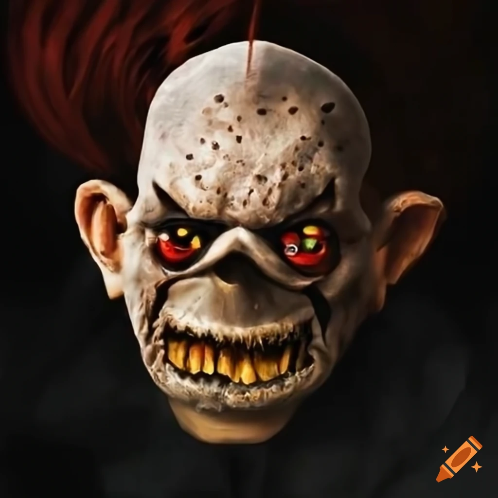 sinister grin of a carved pumpkin