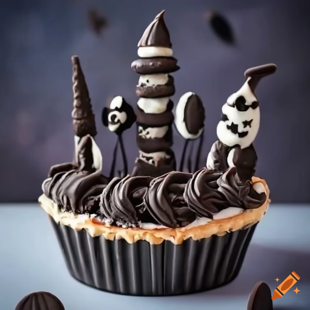 Halloween Cookies And Cream Pie With Black Crust On Craiyon 5770