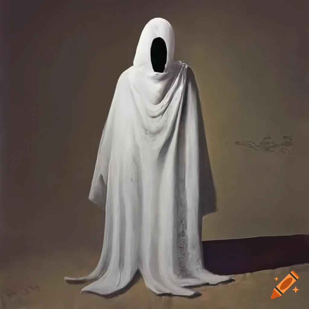 surrealist ghost costume by René Magritte