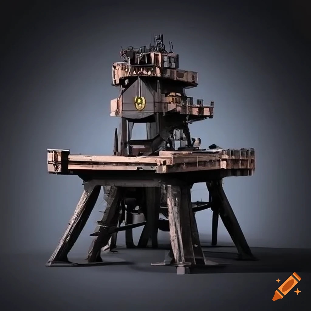 image of blast mining stands