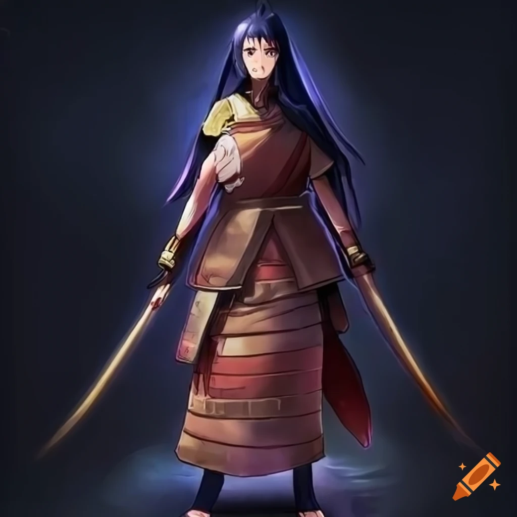 Detailed Artwork Of Hinata Hyuga In Chinese Armor On Craiyon