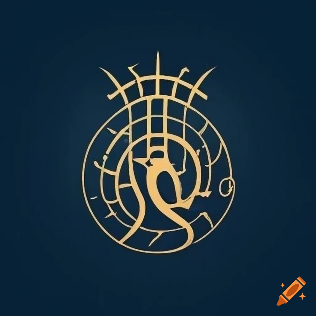 Mystical Aries Zodiac Sign Fantasy Logo | MUSE AI
