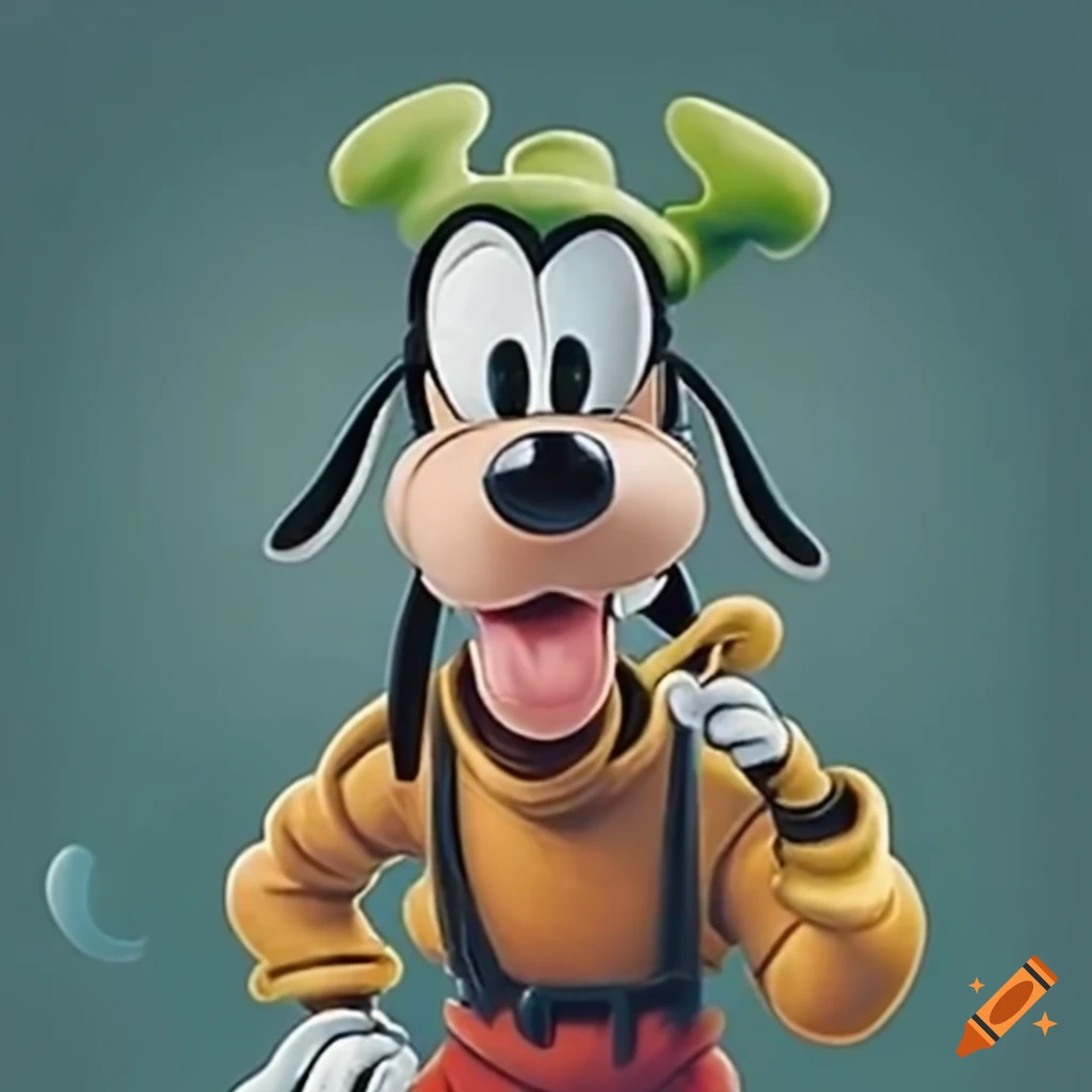 High quality image of goofy on Craiyon