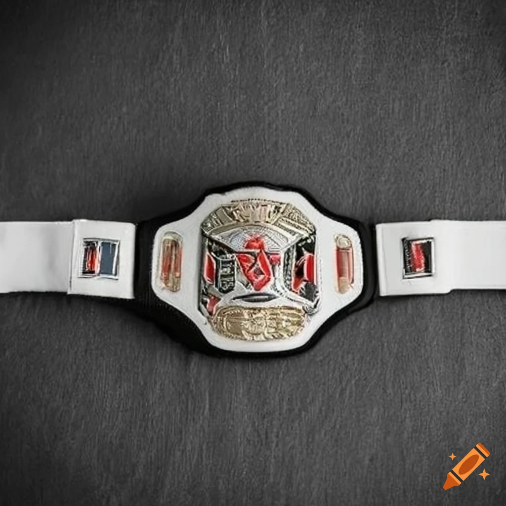 Pwo global tag team title belts with white strap