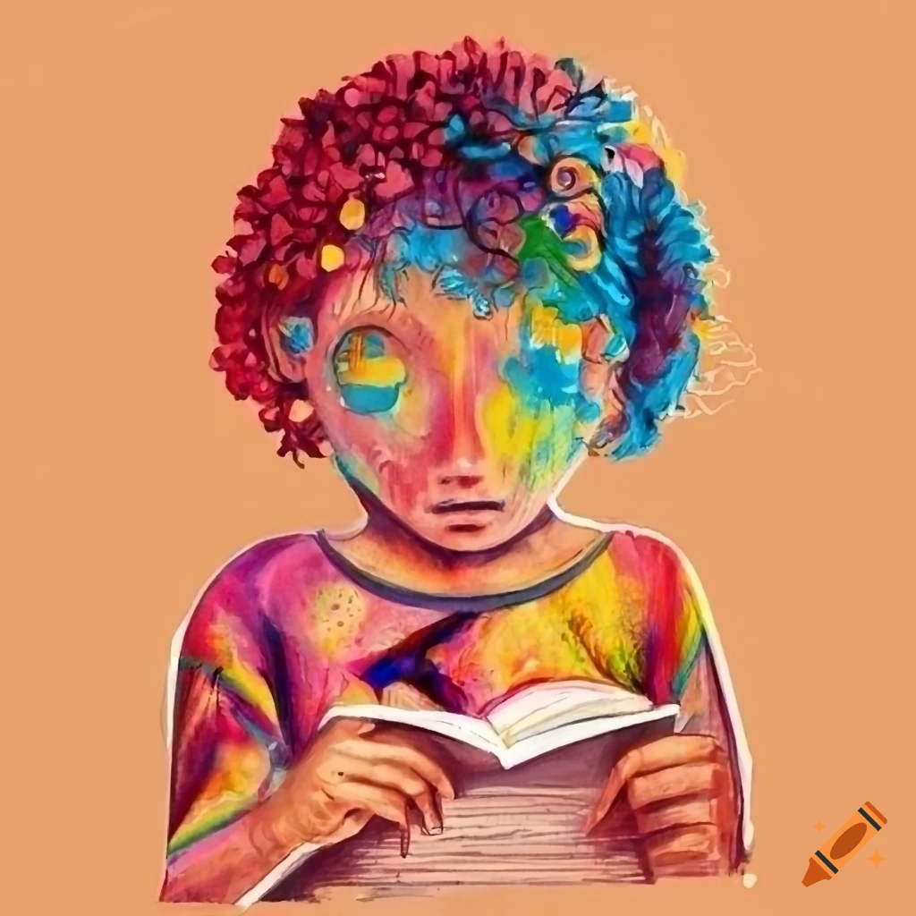 Artwork Representing The Importance Of Literature In Citizenship And 