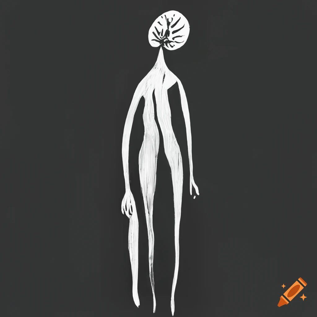 Matisse-inspired drawing of an African figure