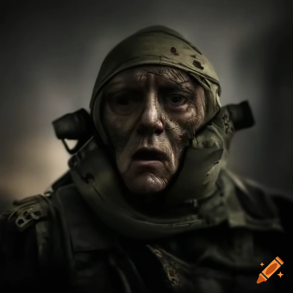 image of a dieselpunk depiction of the battle of Stalingrad