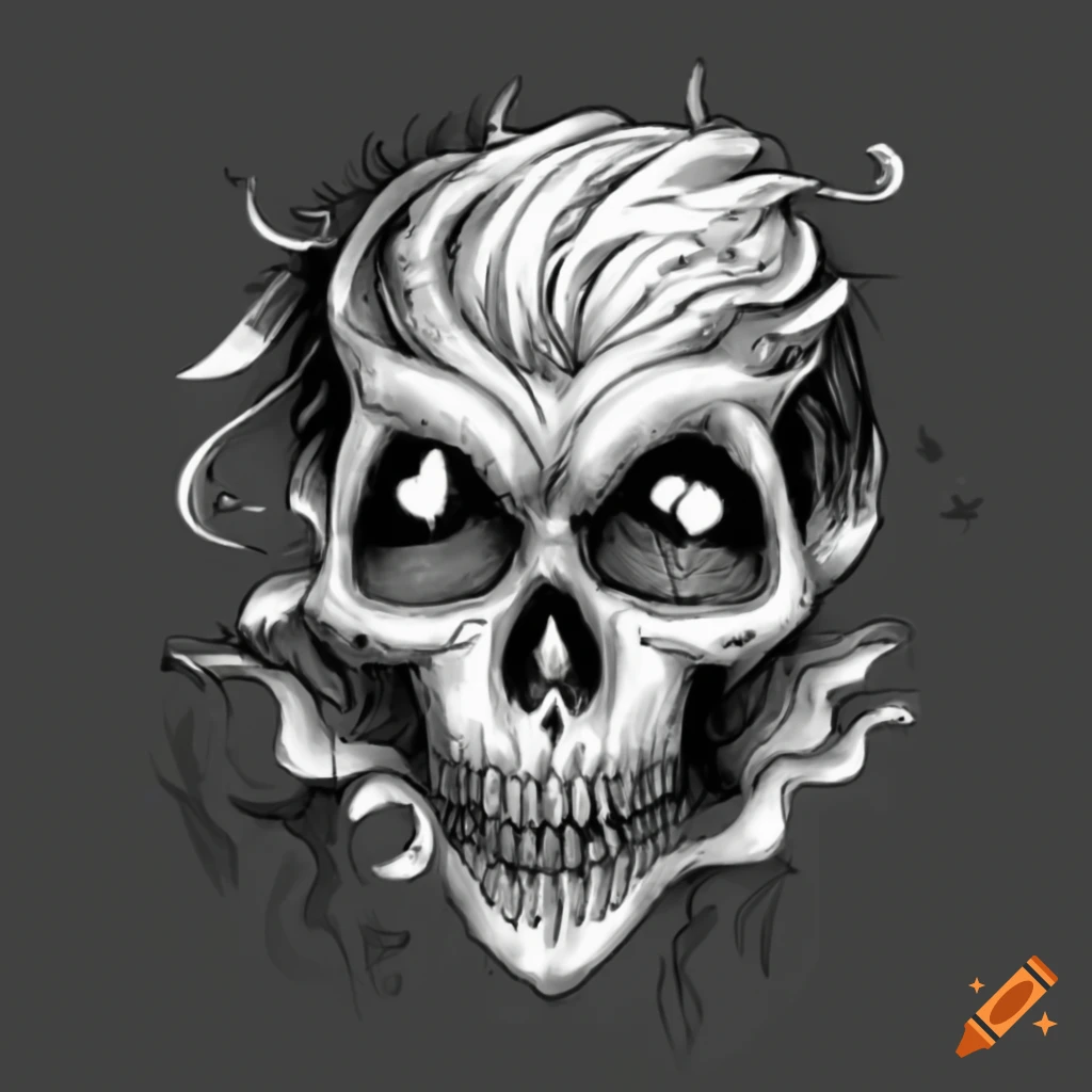 smoke skull tattoo by tommyyu on DeviantArt