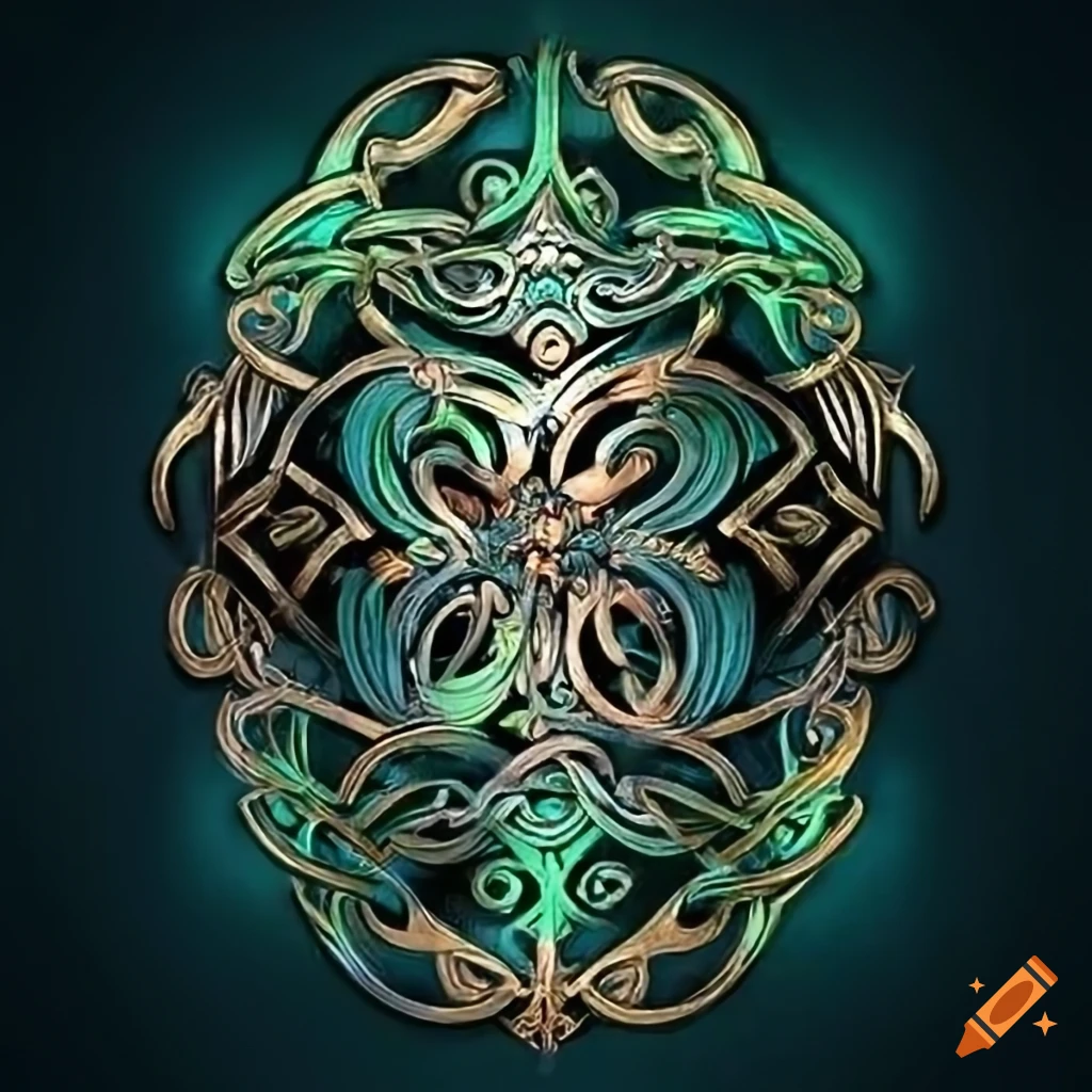 Celtic design fantasy artwork