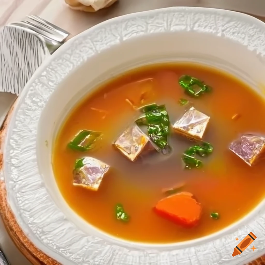 Luxury Soup With Diamond Sprinkles On Craiyon luxury-soup-with-diamond-sprinkles-on-craiyon