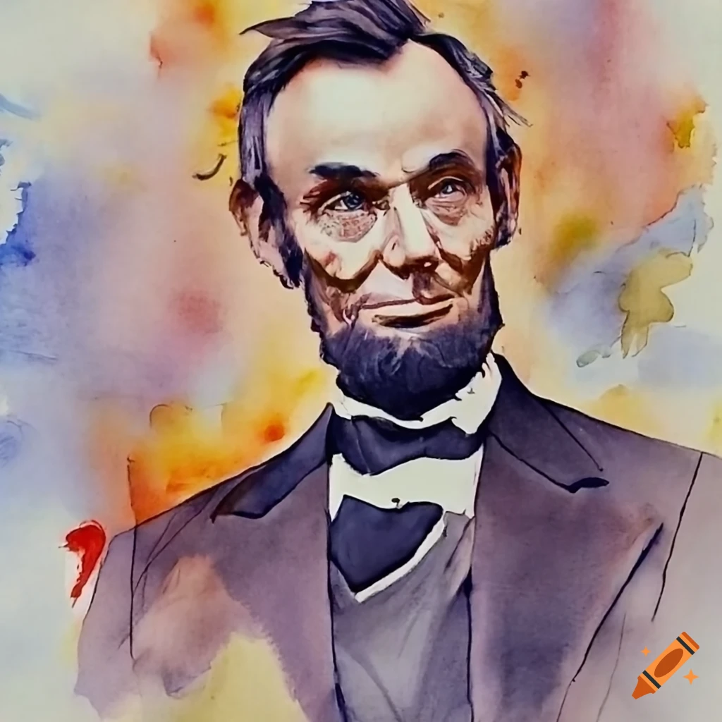 Portrait of abraham lincoln on Craiyon