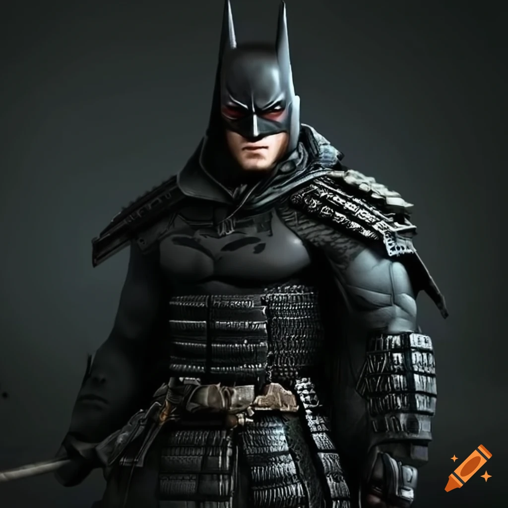 image of a tactical samurai Batman