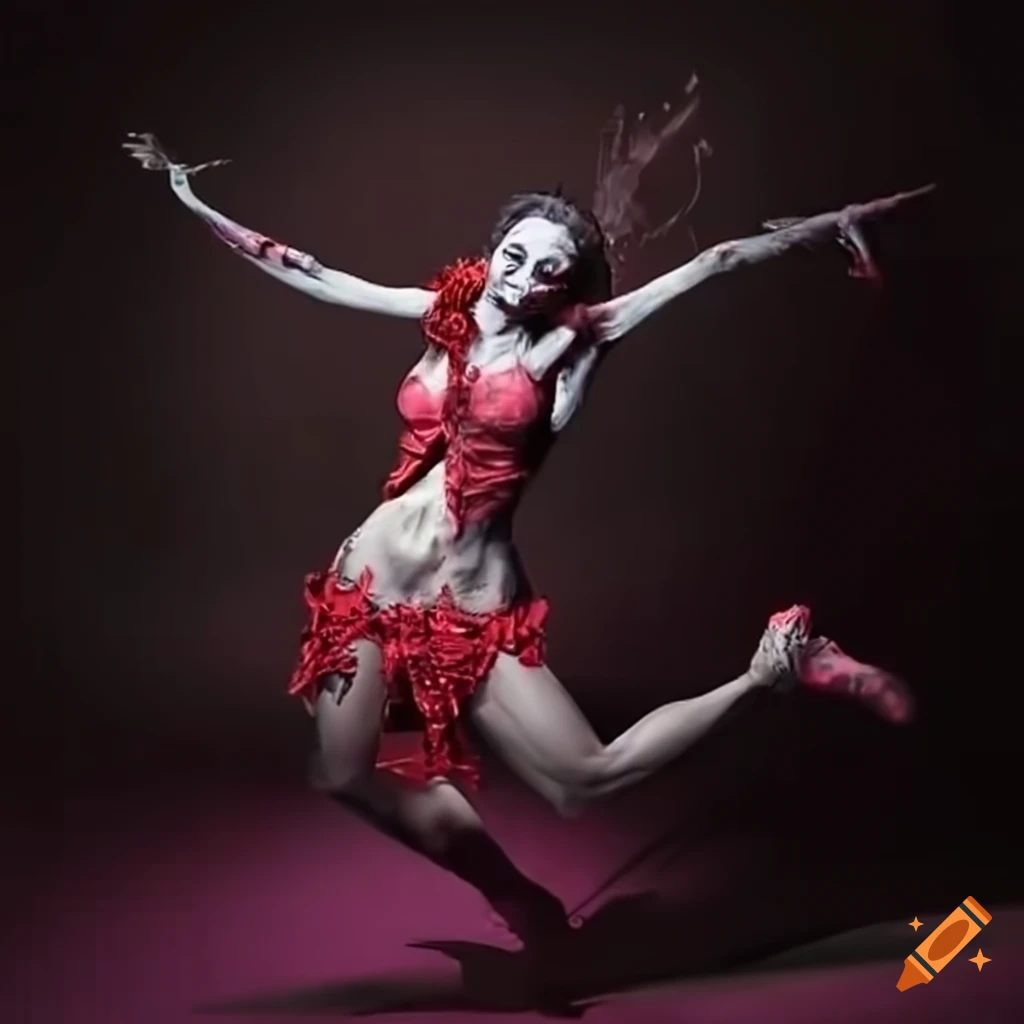 image of a zombie dancer