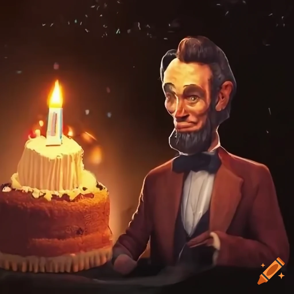 birthday party with Abraham Lincoln