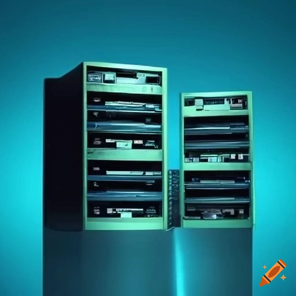 Illustration of server port numbers on craiyon