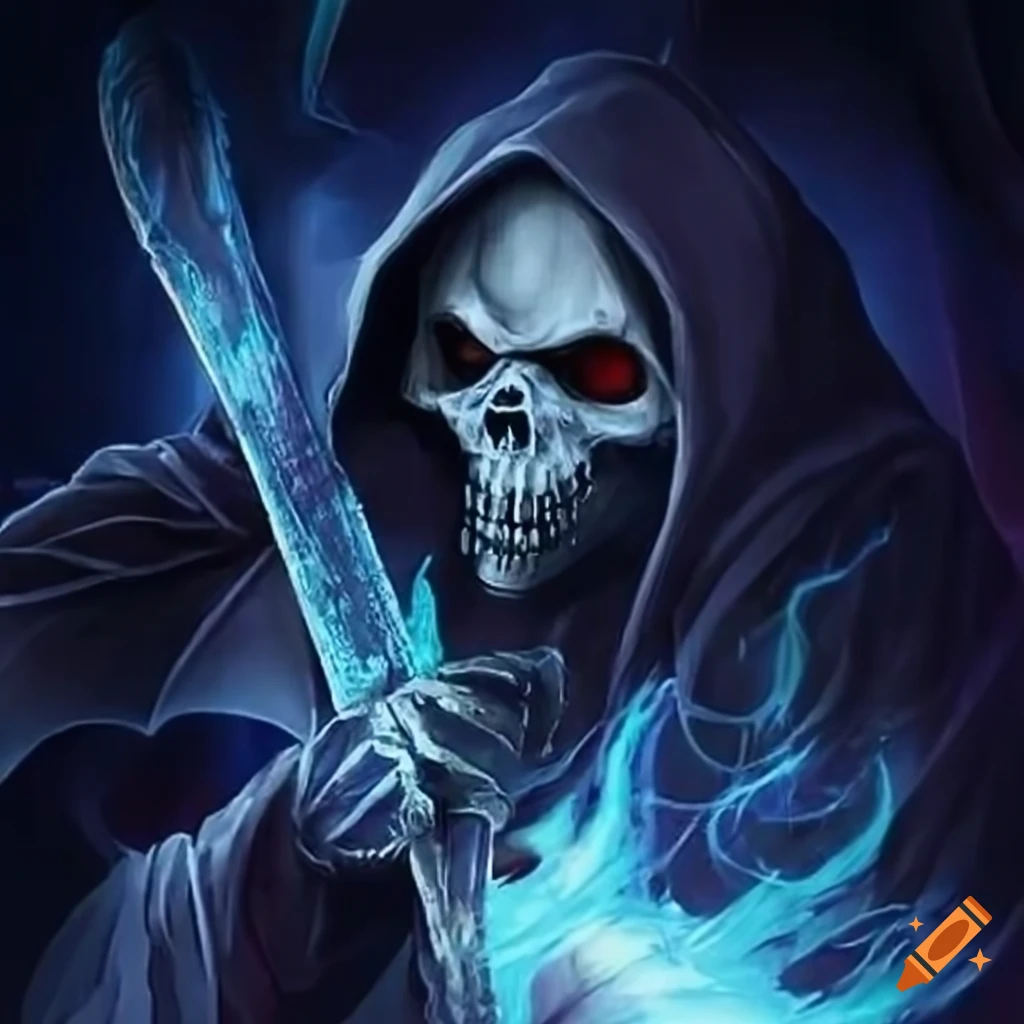 Image of a soul reaper on Craiyon