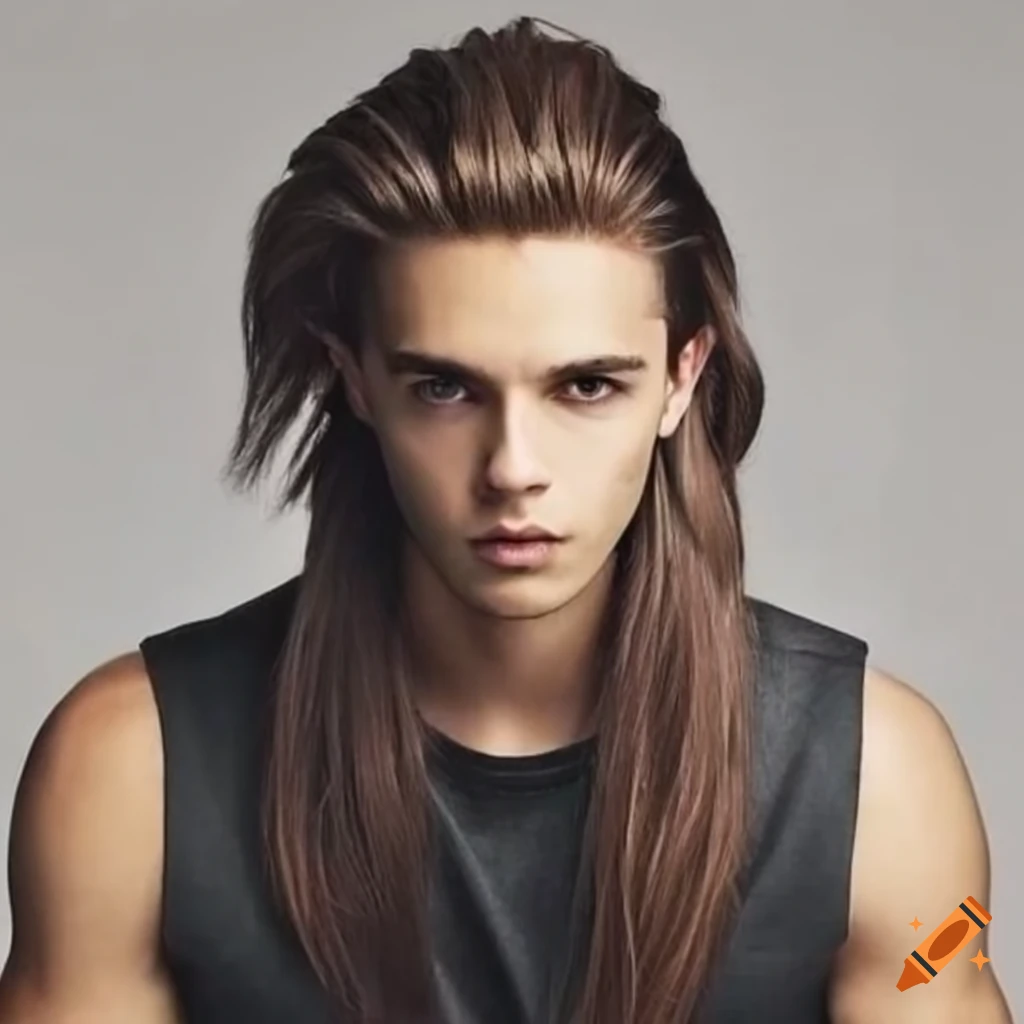 long hairstyle for inverted triangle face shape men