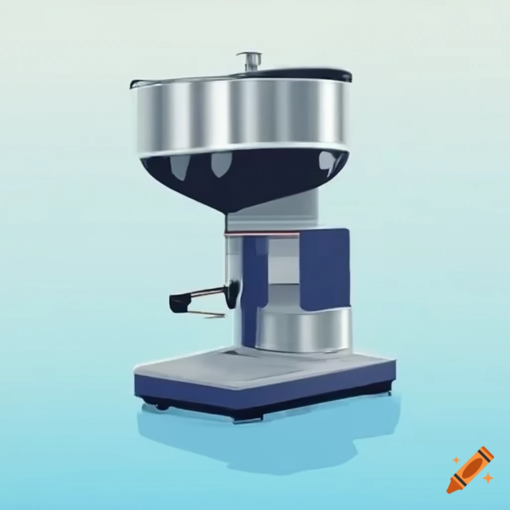 illustration of a pharmaceutical drug mixing machine