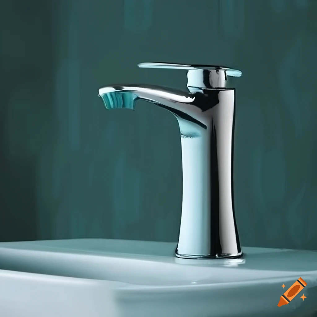 Modern bathroom tap design on Craiyon