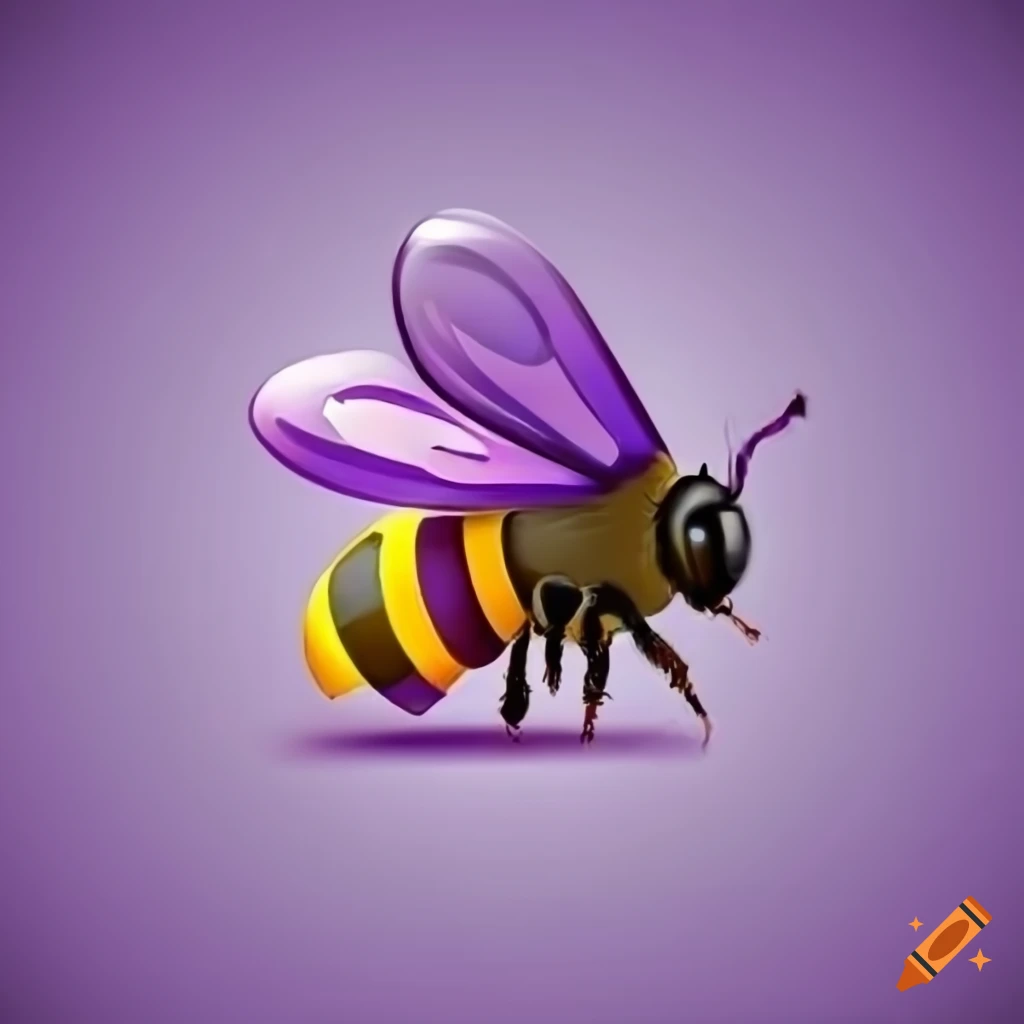 purple bee app icon