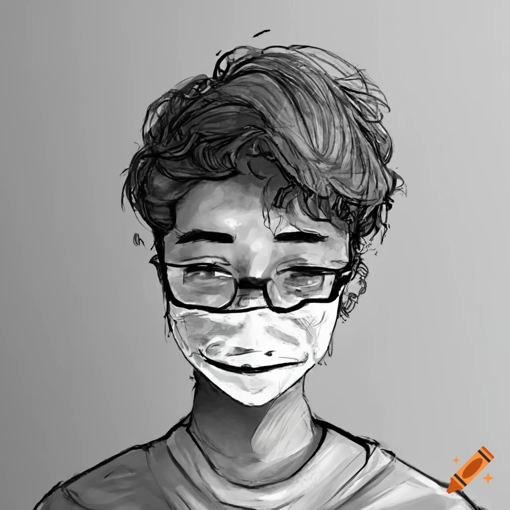 young boy wearing a mask in college