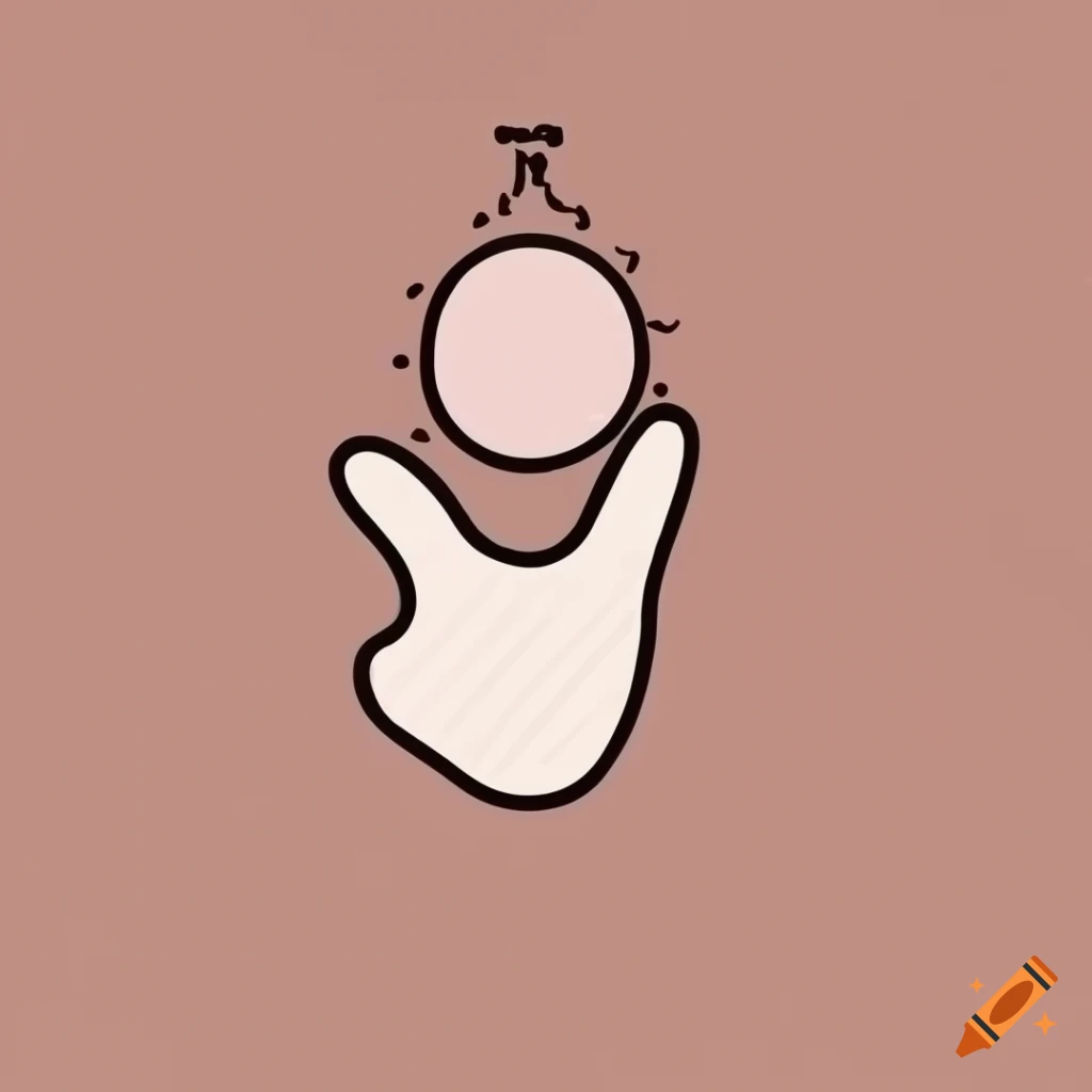 minimalist logo representing joy and vitality