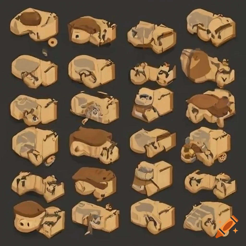 isometric strategy game with caveman battle vehicles